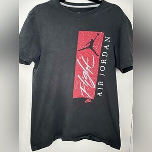 Air Jordan Flight T Shirt Boys SP CH Black Red